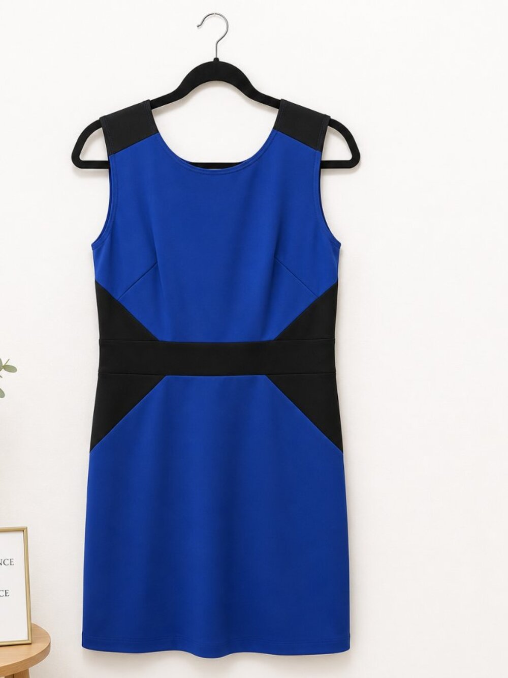 Blue Colorblock sleeveless